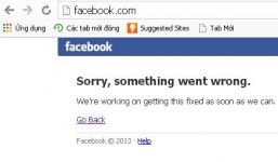 Facebook không truy cập được tại Việt Nam gần nửa tiếng