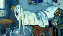 Người đàn ông bí ẩn trong bức tranh phụ nữ đang tắm của Picasso