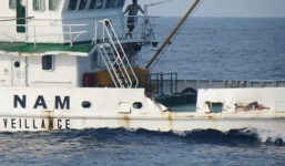 Tàu Trung Quốc đâm hư hỏng tàu kiểm ngư Việt Nam