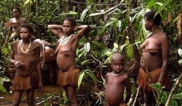 Cận cảnh cuộc sống của bộ tộc ở trần, ăn thịt người, sống trên ngọn cây
