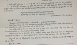 Biển Đông xuất hiện trong đề thi Văn tuyển sinh lớp 10 TP HCM
