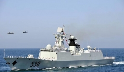 Phát hiện máy bay 'lạ' theo dõi tàu chiến Trung Quốc trên Biển Đông