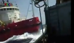 7 tàu Trung Quốc bao vây dùng tốc độ cao đâm thẳng tàu Việt Nam