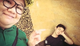 Hoài Lâm bị chụp trộm tư thế ngủ khó đỡ