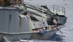 Tàu TQ đâm tàu Kiểm Ngư 951 biến dạng, vu cáo và đe dọa hòa bình