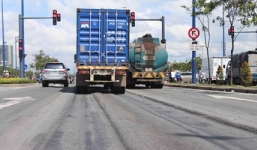 Đại lộ nghìn tỷ lún do vật liệu không đạt chuẩn