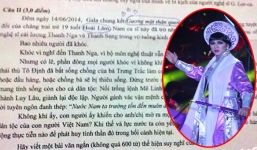 Hoài Lâm bỗng vào đề thi thử môn Văn đại học