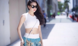 Cách phối đồ với áo crop đẹp như Trà Ngọc Hằng