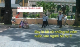 Xôn xao thông tin nhiều người tấn công bà cụ mù ngay tại trung tâm Sài Gòn