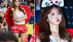 Fan nữ Hàn Quốc nhảy sexy cổ vũ World Cup 2014