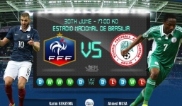 Tỷ lệ kèo trận đấu Pháp vs Nigeria 23h ngày 30/6