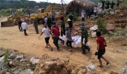 Nổ mìn, đưa thi thể nạn nhân cuối cùng vụ sập mỏ đá ra ngoài 