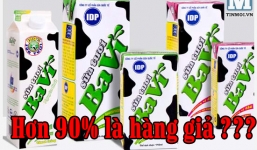 Sốc: Hơn 90\% sản phẩm sữa Ba Vì là hàng giả???