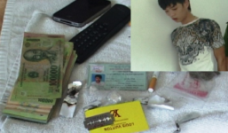 Nam thanh niên thuê nhà nghỉ để cất giấu ma túy