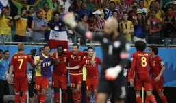 Kết quả World Cup 2014 Bỉ 2-1 Mỹ: Người hùng Howard không cứu nổi tuyển Mỹ