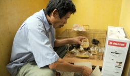 Cha trèo vách núi bắt chim cho con thi đại học