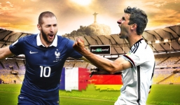 Tỷ lệ kèo trận Pháp đấu với Đức 23h ngày 4/7