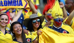 Cả nước Colombia nghỉ làm để xem trận Tứ kết World Cup 2014 với Brazil