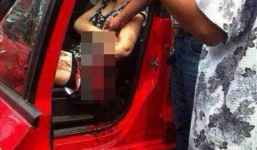Đứt lìa cánh tay vì đưa ra cửa ô tô hóng mát