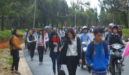 Đà Lạt: Hàng nghìn TS mặc áo ấm đi thi giữa mùa hè