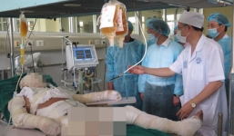 Nghẹn đắng bên giường bệnh các chiến sỹ bị tai nạn máy bay rơi