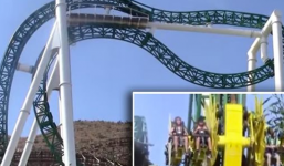 Văng khỏi tàu lượn siêu tốc , thiếu niên 18 tuổi chết thảm