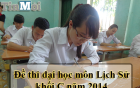 Đề thi Đại học môn Lịch Sử khối C năm 2014