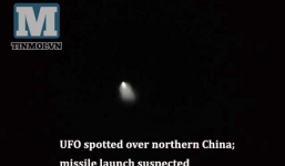 Xuất hiện UFO ở phía bắc Trung Quốc