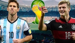 Lịch thi đấu chung kết World Cup 2014 hôm nay - Đức đấu với Argentina