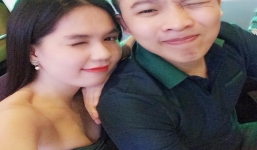 Vũ Khắc Tiệp tình cảm bên 'gà cưng' Ngọc Trinh đi xem phim