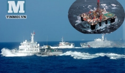 Bão cấp 12 đi vào khu vực hạ TQ đặt trái phép giàn khoan Hải Dương 981