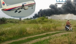 Cận cảnh máy bay Malaysia bị tên lửa bắn rơi ở Ukraina