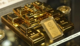 Vàng trong nước tăng cao bất chấp giá vàng thế giới lao dốc