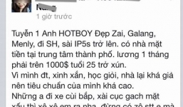Gái xinh tuyển người yêu nhà mặt phố, đi SH, xài iPhone 5, lương 1000USD