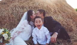 Ảnh cưới siêu đặc biệt của Kim Hiền và bạn trai Việt kiều