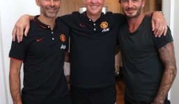 David Beckham bất ngờ tái ngộ MU tại Mỹ