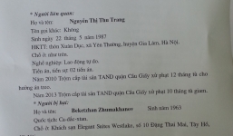 Hà Nội: Nữ đạo chích gặp vận đen khi khoắng đồ của tây