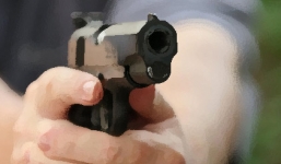 Cướp súng trong trụ sở rồi chĩa thẳng vào công an bóp cò