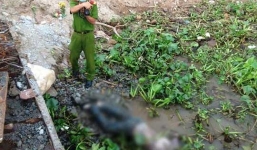 Kinh hoàng phát hiện xác chết trôi sông bị trói chân, chặt ngón tay