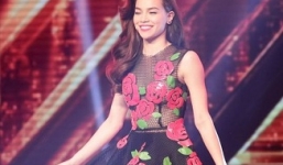 Hồ Ngọc Hà mặc váy xuyên thấu gợi cảm trên sóng truyền hình