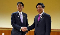 Ngoại trưởng Nhật sang Việt Nam tăng cường hợp tác an ninh hàng hải