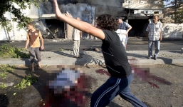 Máu và nước mắt thấm đẫm Gaza