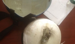 Cảnh sát giao thông vật lộn với tên nghiện đi buôn ma túy