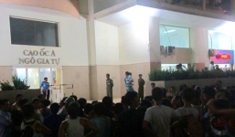 Cứa tay tự tử không thành, một phụ nữ nhảy lầu tử vong