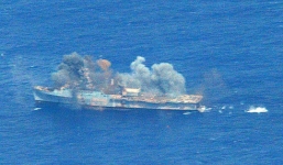 Chiến hạm Mỹ từng tham chiến tại Việt Nam bị bắn chìm