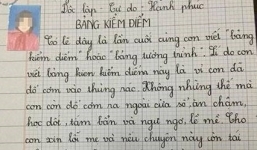 'Bản kiểm điểm dễ thương nhất quả đất' khiến cư dân mạng thích thú
