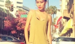 Diệu Huyền - gà cưng Vũ Khắc Tiệp gợi cảm trên đất Mỹ