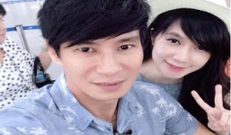 Vợ Lý Hải bụng bầu to vẫn nhí nhảnh, gợi cảm bên chồng