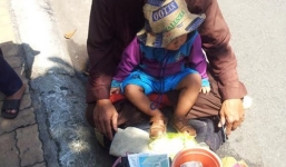 Vạch trần chân tướng người đàn ông 'dị tật' ôm con thơ đi bán vé số ở Vũng Tàu