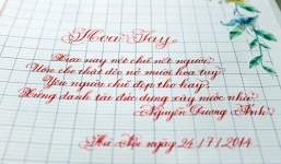 Nét chữ đẹp như in của thầy cô khiến nhiều người thán phục